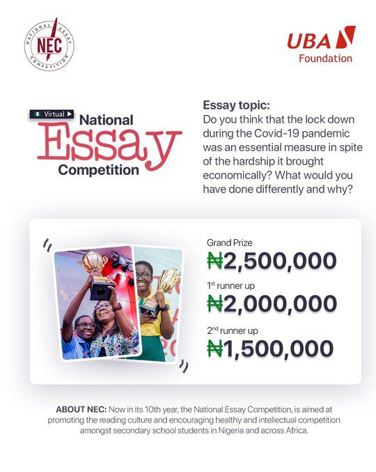 uba national essay competition 2020 results
